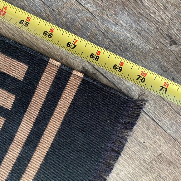 Fendi Beige Wool/Silk Scarf - Picture 5 of 6